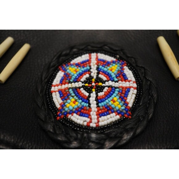 Vintage S.P. Leathers Buffalo Nickel Fringe Leather Biker Vest USA - Picture 5 of 16